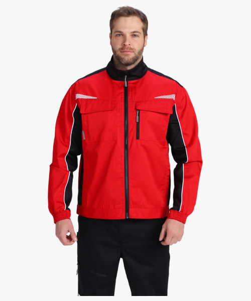 Куртка ProfLineSpecialist (тк.Смесовая,240), красный/черный