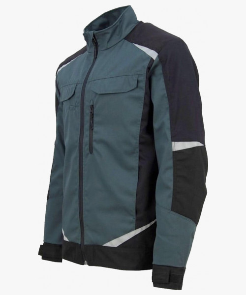 Куртка летняя мужская Brodeks KS202, цвет хвойный, чёрный