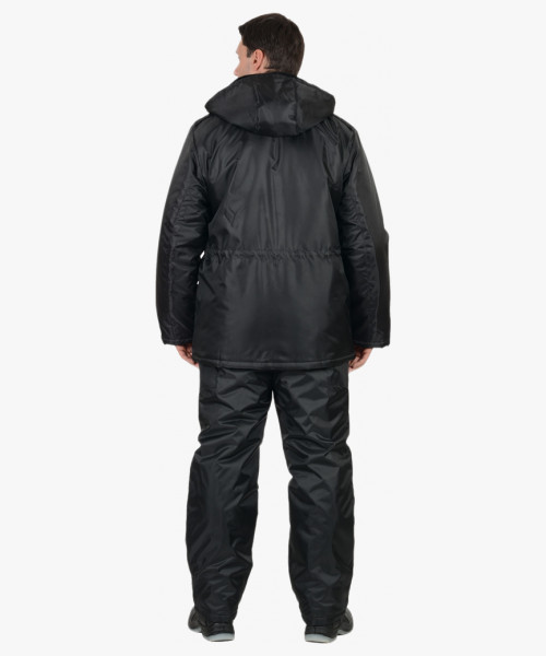 Костюм СИРИУС-БЕЗОПАСНОСТЬ куртка, п/к черный