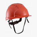 Каска защитная с вентиляцией (с храповиком), оранжевая