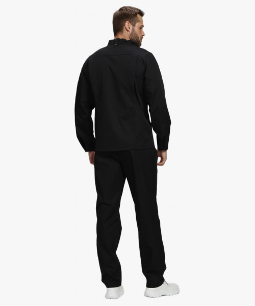 Китель повара Гастро (тк.Смесовая,160), черный