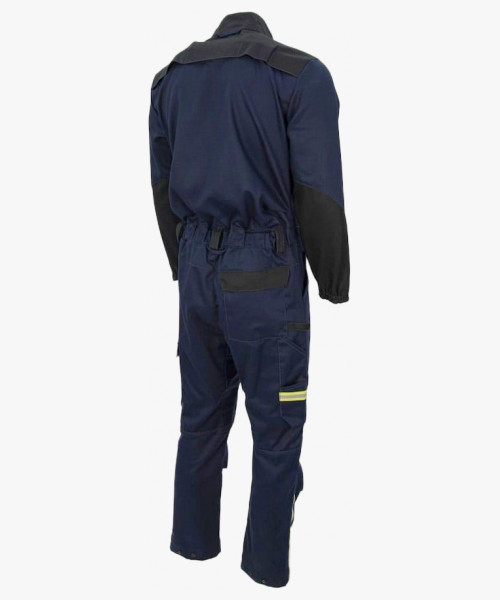 Комбинезон сварщика 1 класса Brodeks FS58-01, цвет тёмно-синий, чёрный