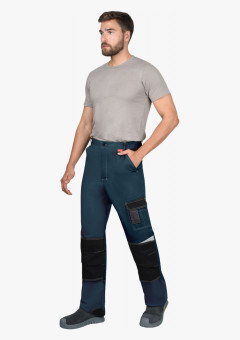 Брюки мужские летние СИРИУС-КАСПИЙ морена с черным, тёмно-серым и СОП