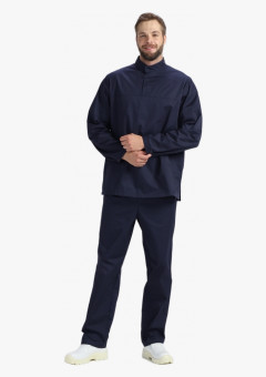 Костюм мужской ХАССП-Стандарт NEW (тк.Смесовая,160), т.синий