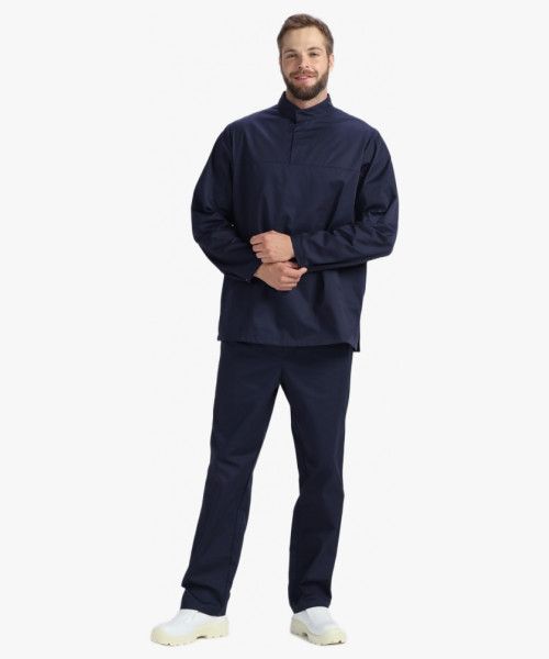 Костюм мужской ХАССП-Стандарт NEW (тк.Смесовая,160), т.синий