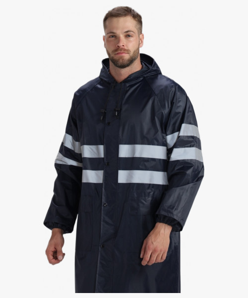 Плащ влагозащитный ProfLineSpecialist СОП (ПВХ,210), т.синий