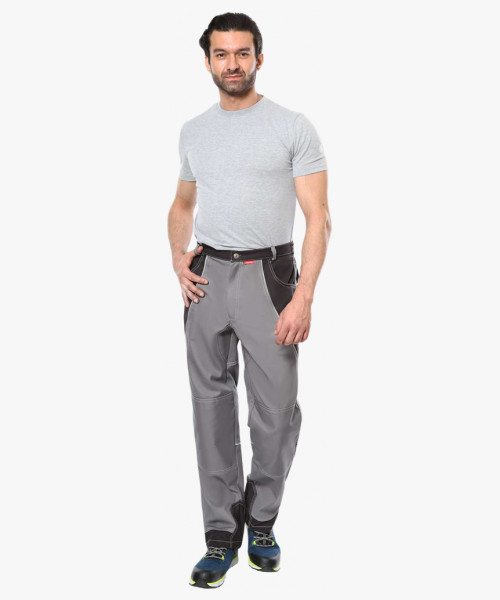 Брюки СИРИУС-ПЕКИН серый с черным пл. 280 г/кв.м