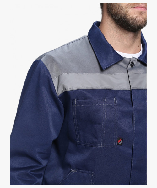 Костюм Лигор-2 СОП К. (тк.Смесовая,210) п/к, т.синий/серый