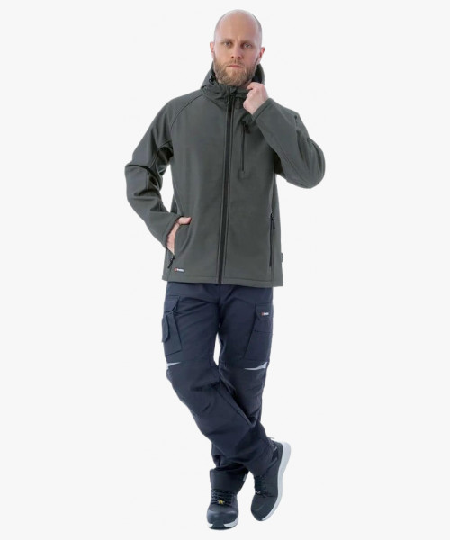 Куртка софтшелл Brodeks KS232, цвет серый