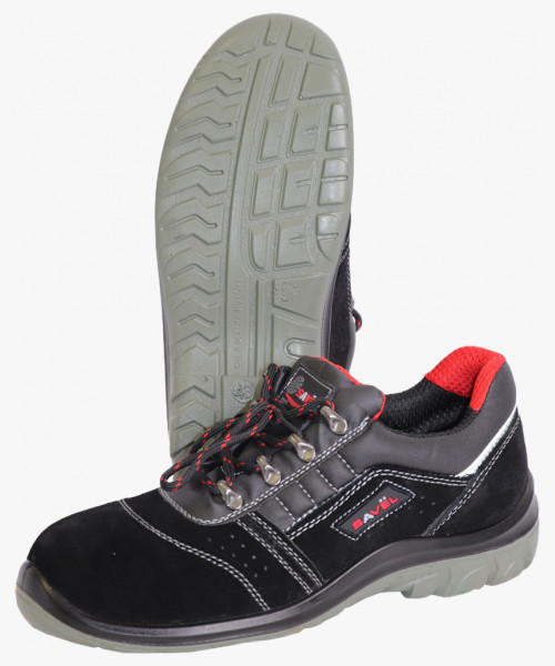 Полуботинки УНИВЕРСАЛ, замша (черные), ПУ-ПУ