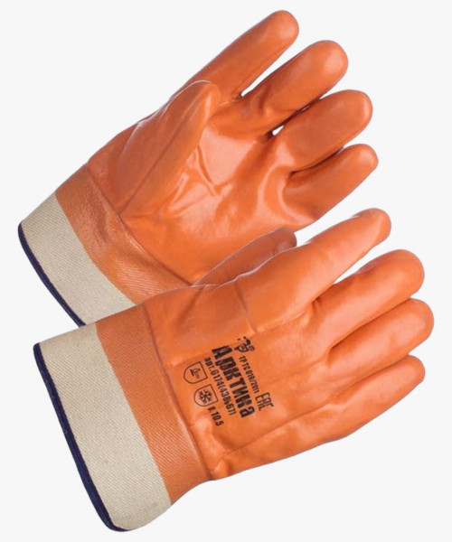 Перчатки АМПАРО™ Арктика крага (хлопок+поролон+ПВХ), 6176