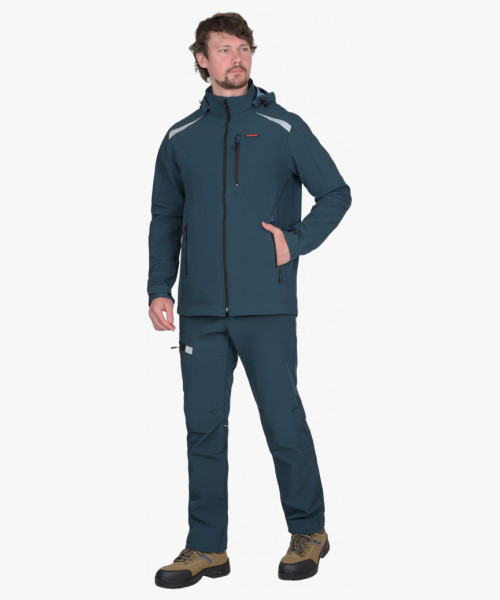 Костюм СИРИУС-СПЕЙС софтшелл морская волна