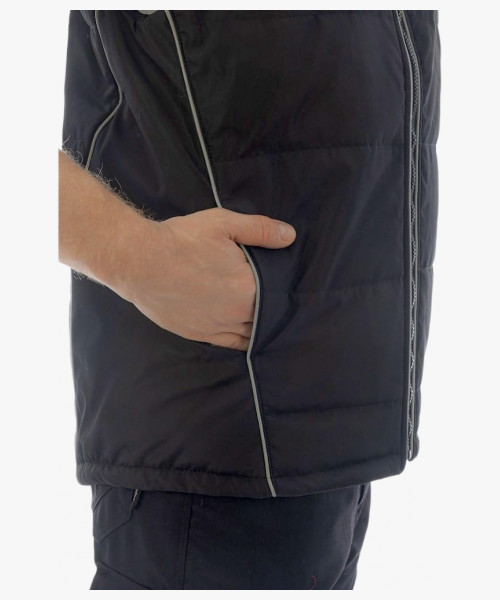 Жилет утеплённый Brodeks KW101, цвет чёрный