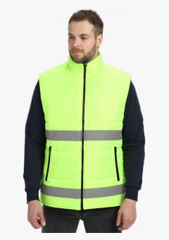 Жилет утепленный сигнальный Ярксион СОП (тк.OxLine,90), лимонный