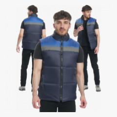 Жилет утепленный Экспертный СОП (тк.Оксфорд), т.синий/васильковый