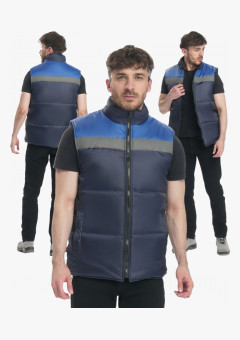 Жилет утепленный Экспертный СОП (тк.Оксфорд), т.синий/васильковый