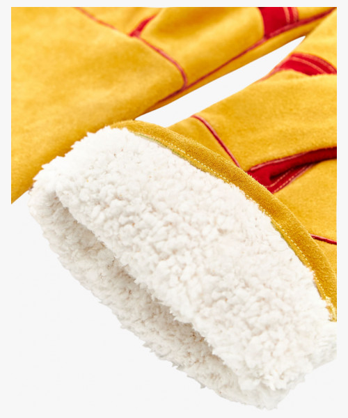 Перчатки (краги) спилковые утепленные термозащитные ProfLineLeader