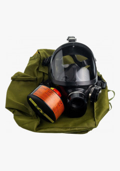 Противогаз промышленный Бриз-3301 (ППФ) А1В1Е1Р3 R D с маской ППМ-88