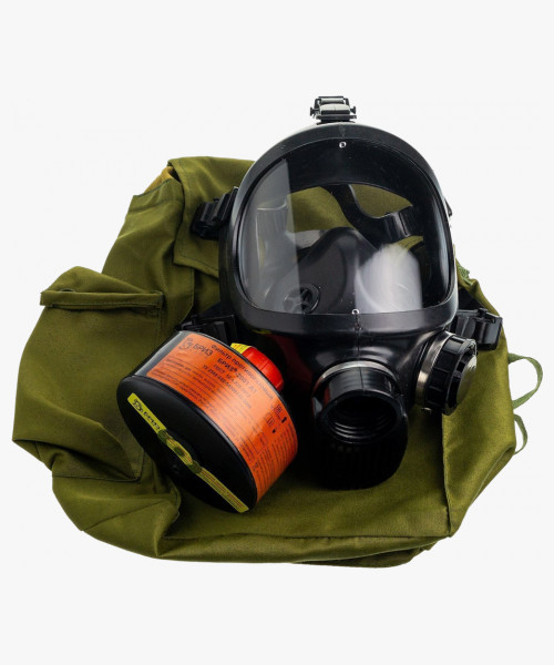 Противогаз промышленный Бриз-3301 (ППФ) А1В1Е1Р3 R D с маской ППМ-88