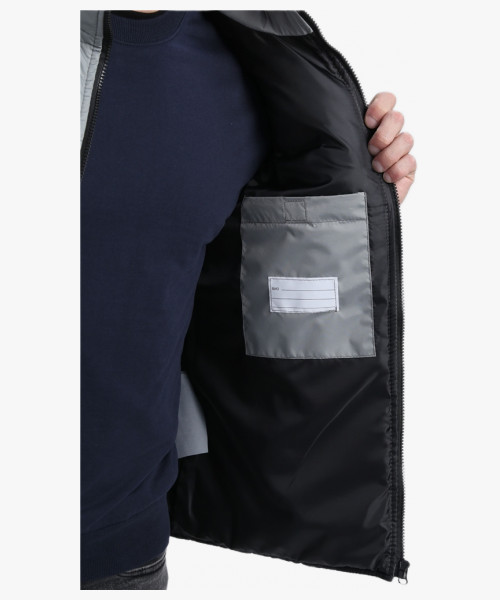 Жилет утепленный Офис (тк.Дюспо), серый