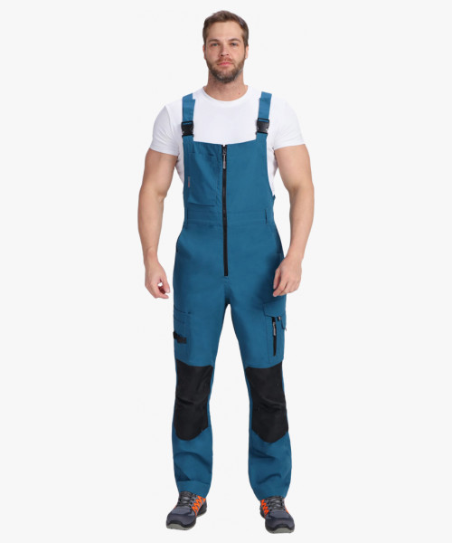 Полукомбинезон ProfLineSpecialist (тк.РипСтоп,240), циан/черный