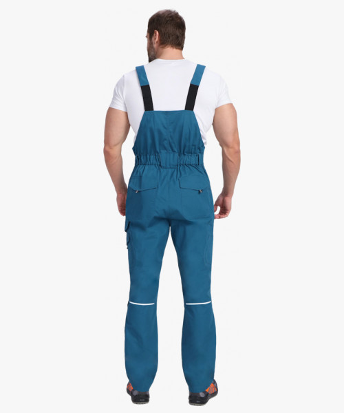 Полукомбинезон ProfLineSpecialist (тк.РипСтоп,240), циан/черный