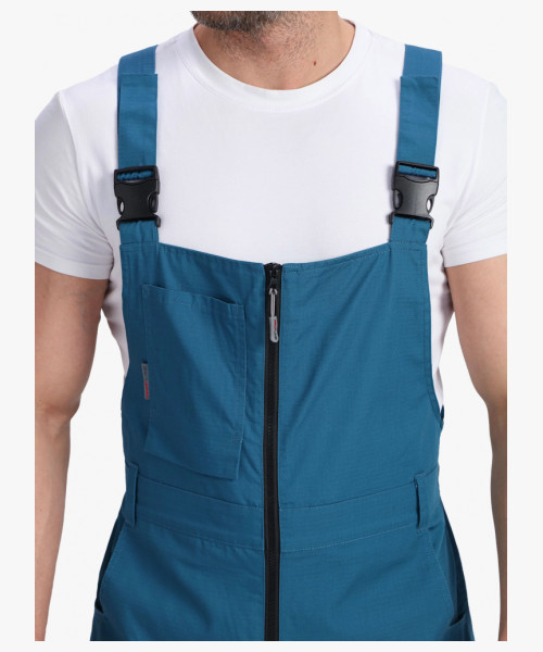 Полукомбинезон ProfLineSpecialist (тк.РипСтоп,240), циан/черный