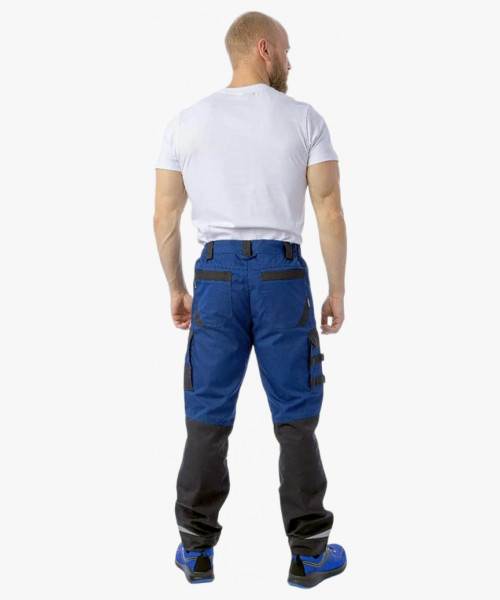 Брюки летние мужские Brodeks KS302, цвет синий, чёрный