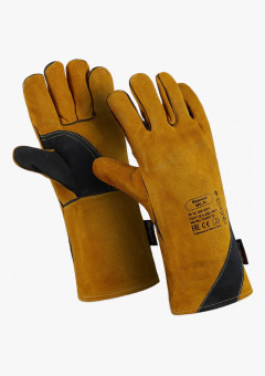 Перчатки Manipula Specialist® Флагман (спилок/джинса+флис), SPL-74/TG-692