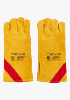 Перчатки спилковые термозащитные ProfLineLeader