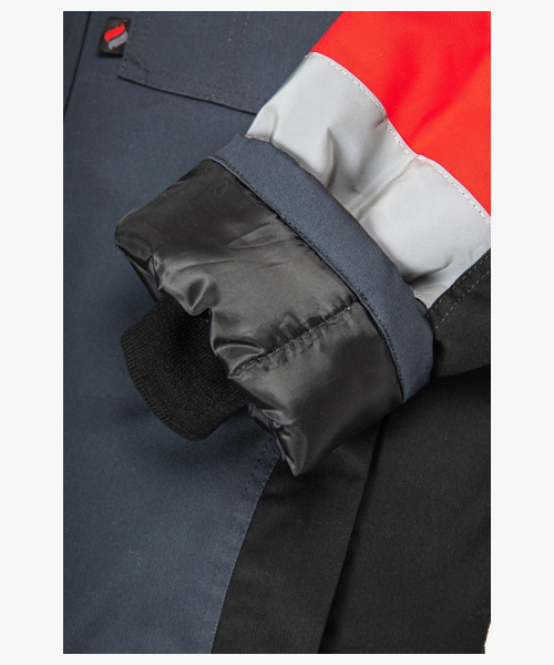 Костюм зимний Вектрон-2 СОП (тк.Смесовая,240) п/к, черный/красный/серый