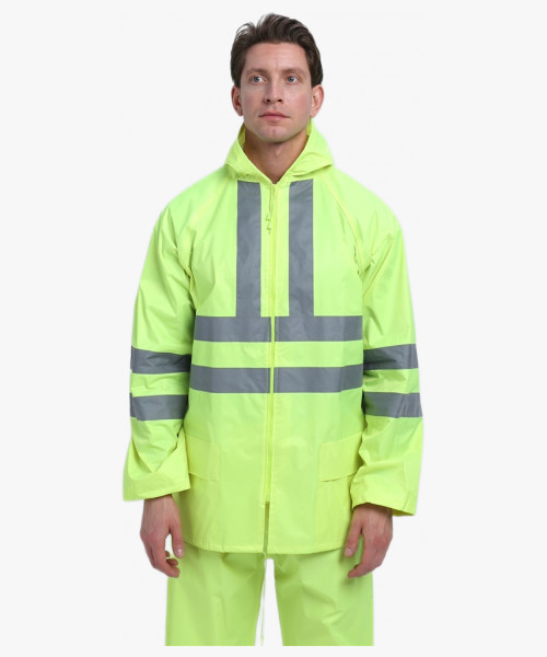 Костюм влагозащитный сигнальный ProfLineSpecialist СОП (ПВХ,210), желтый