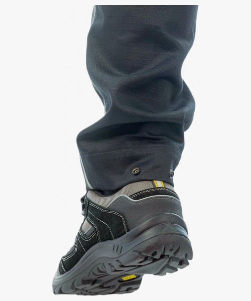 Брюки сварщика 1 класса Brodeks FS 38-01, цвет тёмно-синий, чёрный