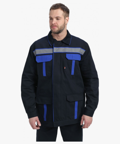 Костюм Итрорис-1 СОП (тк.Саржа,250) брюки, т.синий/васильковый