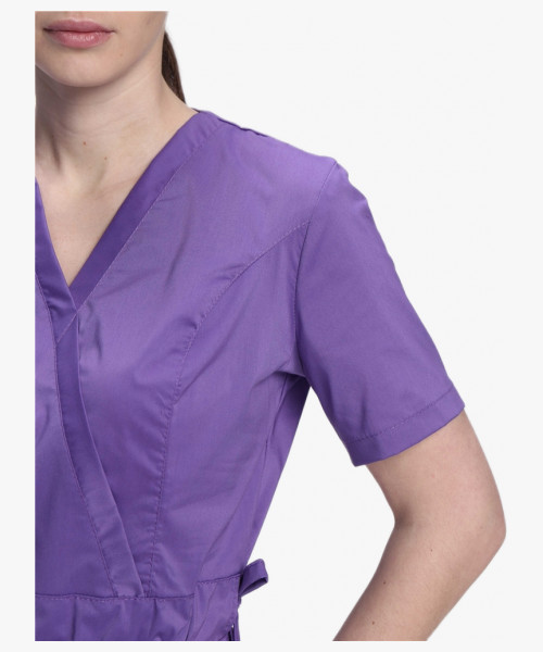 Костюм женский хирургический Модерн-004 (тк.Стрейч,120) MedLine, сиреневый