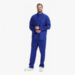 Костюм мужской ХАССП-Стандарт NEW (тк.Смесовая,160), васильковый