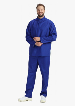 Костюм мужской ХАССП-Стандарт NEW (тк.Смесовая,160), васильковый
