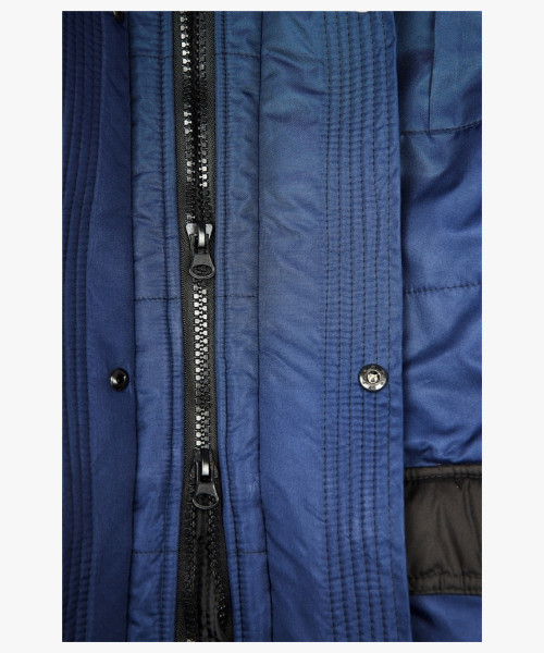 Костюм зимний Беркут (Таслан) п/к, темно-синий/черный