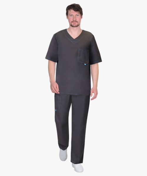 Костюм СИРИУС-ЭСКУЛАП мужской т.серый