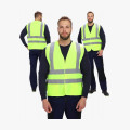 Жилет сигнальный ProfLineSpecialist с карманами СОП-4 (тк.Полиэфир,130), желтый