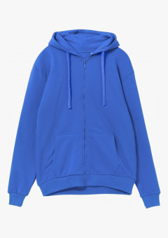 Толстовка на молнии с капюшоном Siverga 2.0, ярко-синий
