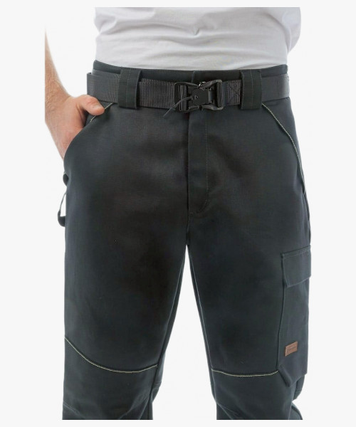 Брюки сварщика 2 класса Brodeks FS 38-02, цвет чёрный