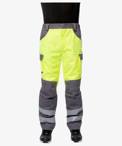 Брюки мультизащитные Brodeks MS38-61, цвет жёлтый, серый