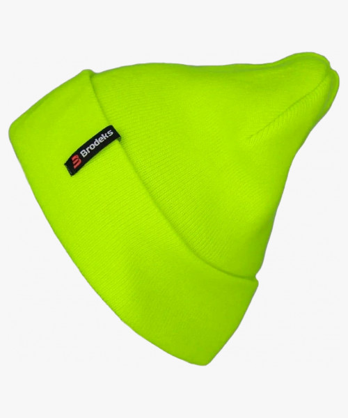 Шапка Brodeks Light Longer HV, цвет салатовый