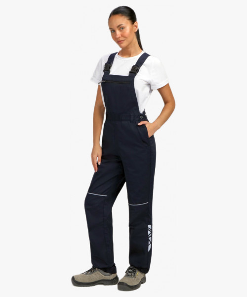 Полукомбинезон женский ProfLineSpecialist (тк. Смесовая, 240), т.синий/васильковый