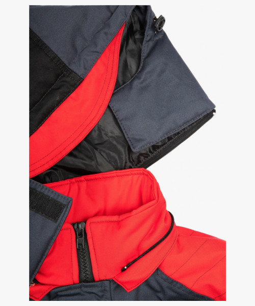 Костюм зимний Вектрон-2 СОП (тк.Смесовая,240) п/к, черный/красный/серый