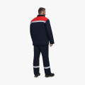 Костюм сварщика зимний Велд-СОП 1 кл.защиты (тк.Хлопок ОП,350) брюки, т.синий/красный