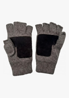 Перчатки-рукавицы утепленные ProfLineSpecialist (Полушерсть/спилок), серый