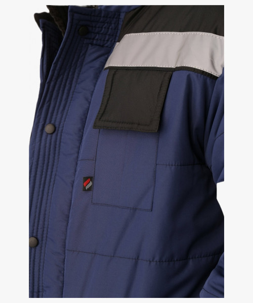 Костюм зимний Беркут (Таслан) п/к, темно-синий/черный