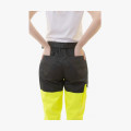 Брюки сигнальные женские Brodeks KS319, цвет жёлтый, чёрный